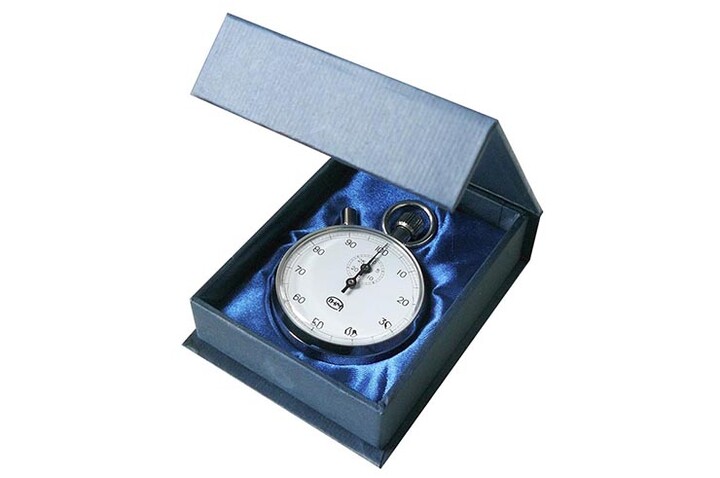 Chronomètre avec remontoir, Bloqueur - Mécanique, IHM