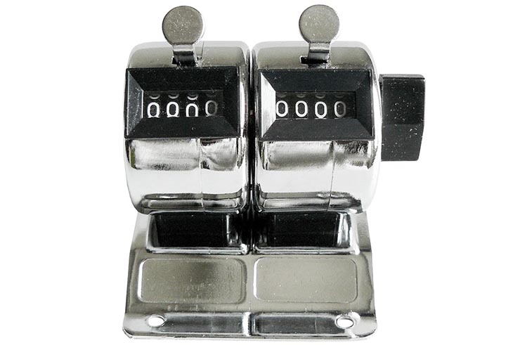 Metal manual impulse counter, On stand - IHM