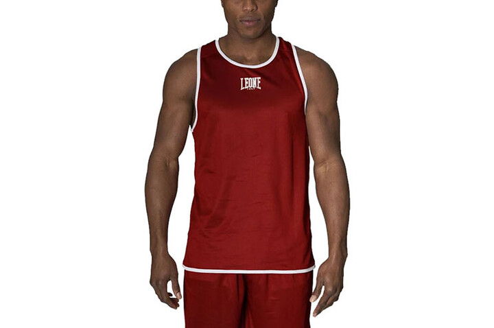 Camiseta de tirantes reversible "doble cara" - Azul y Roja, Leone