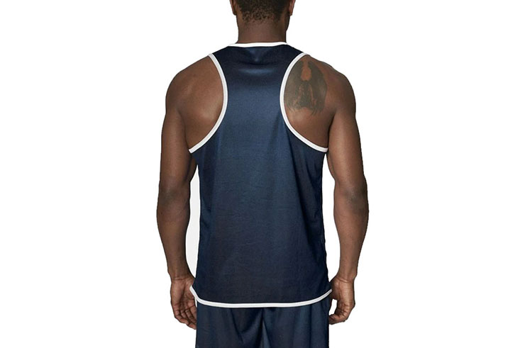 Camiseta de tirantes reversible "doble cara" - Azul y Roja, Leone