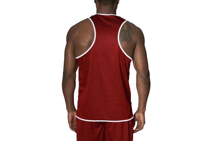 Camiseta de tirantes reversible "doble cara" - Azul y Roja, Leone