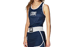 Camisa de Boxeo, competición Mujere, - Match, Leone