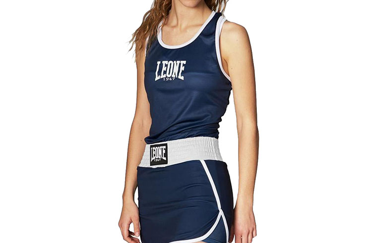 Camisa de Boxeo, competición Mujere, - Match, Leone