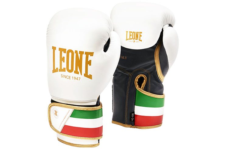 Boxing gloves, Buffalo leather - Italy 47, Leone