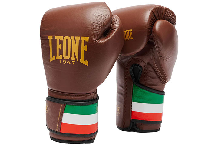 Boxing gloves, Buffalo leather - Italy 47, Leone