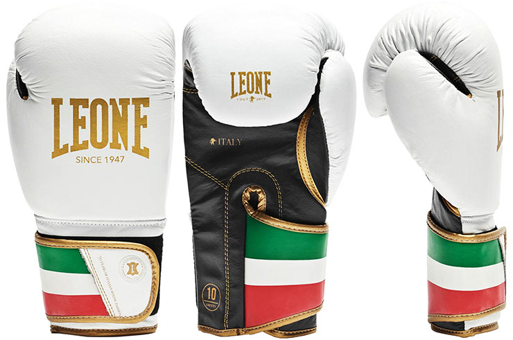 Boxing gloves, Buffalo leather - Italy 47, Leone