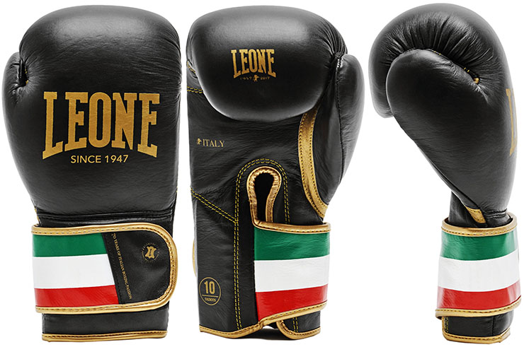 Boxing gloves, Buffalo leather - Italy 47, Leone