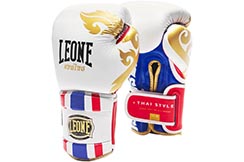 Gants de Boxe, Style blanc - Muay Thai, Leone
