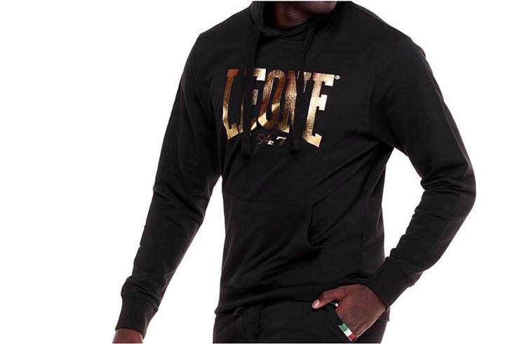 Sweatshirt à capuche - GOLD, Leone