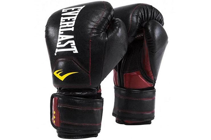 Guantes de Muay Thai, Cuero - Elite, Everlast
