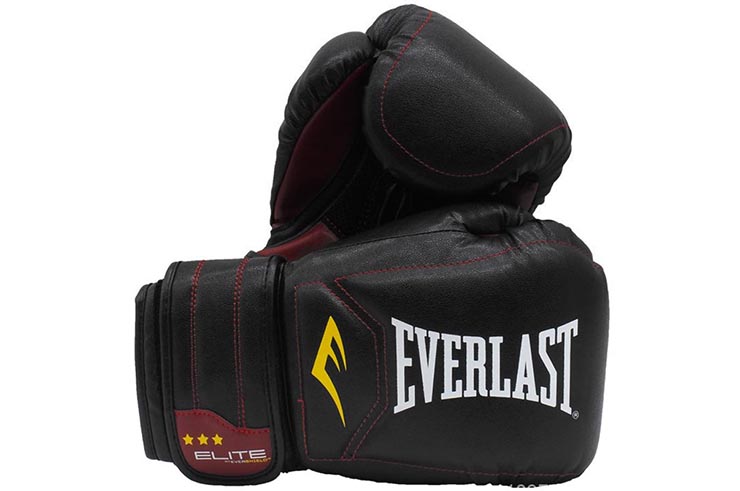 Guantes de Muay Thai, Cuero - Elite, Everlast