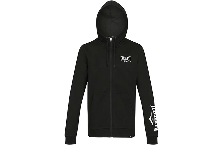 Zipped Sweatshirt, With hood - Sulphur, Everlast