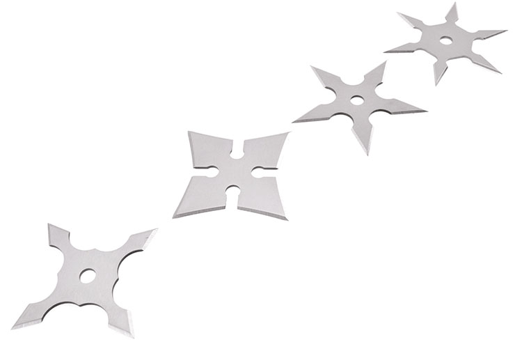 Ninja Shuriken Throwing Stars - 4pc Lot