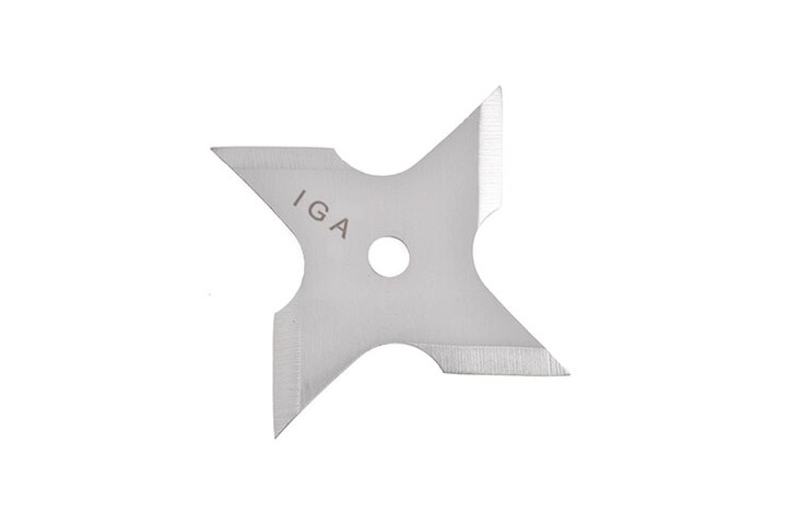 Étoile Ninja Shuriken, Acier inoxydable - 4 pointes
