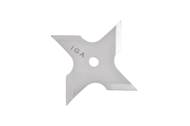 Étoile Ninja Shuriken, Acier inoxydable - 4 pointes