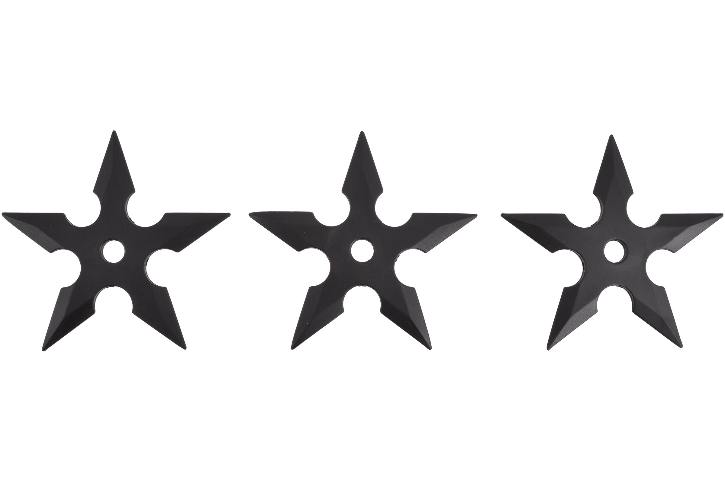 Ninja Shuriken Throwing Stars, black Rubber (4 points) - 3pc Lot -  DragonSports.eu