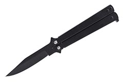 Cuchillo Mariposa - Acero inoxidable Negro, 22 cm