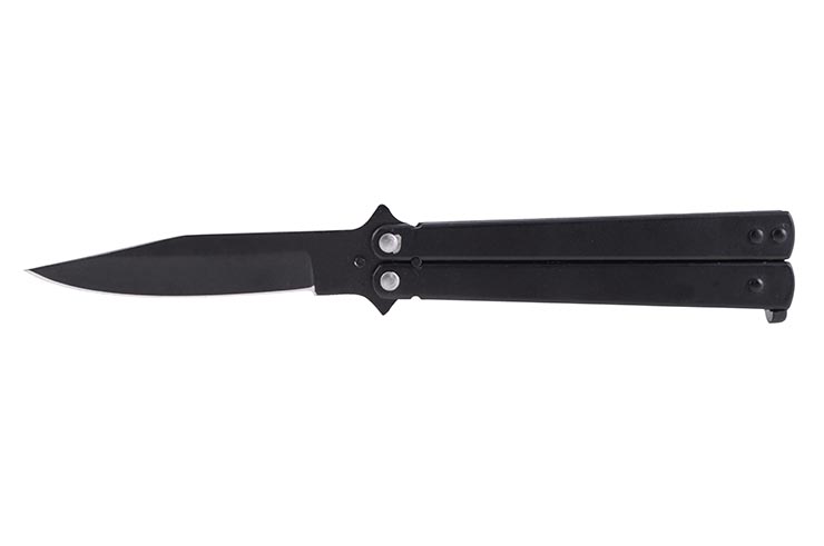 Cuchillo Mariposa - Acero inoxidable Negro, 22 cm