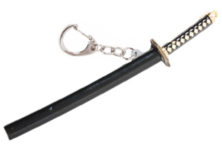 Katana Keychain & Letter Opener, Plain Colour