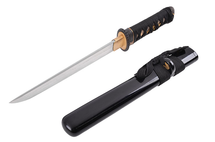 Tanto Fudoshin, Black - Laminated Steel, Sharpened