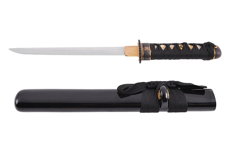 Tanto Fudoshin, Black - Laminated Steel, Sharpened