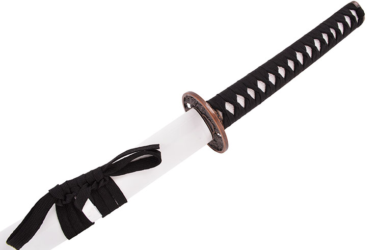 Katana Iaito Dragon Gold, White with Black Handle