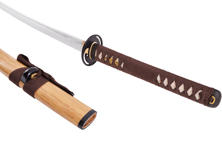 Katana Fudoshin, Natural Wood - Sharpened