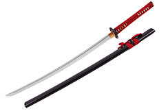 Katana Fudoshin, Red & Black - Sharpened