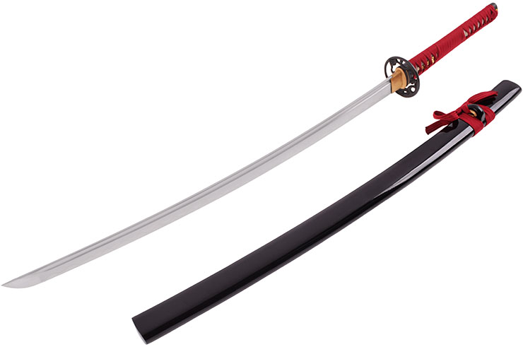 Katana Fudoshin, Red & Black - Sharpened