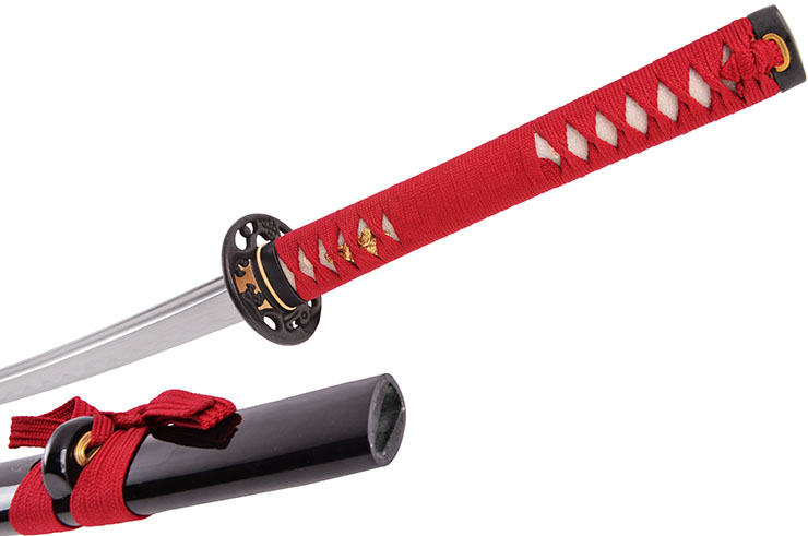 Katana Fudoshin, Red & Black - Sharpened