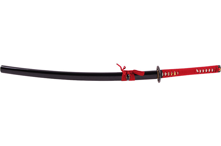 Katana Fudoshin, Vermelho & Preto - Afiado