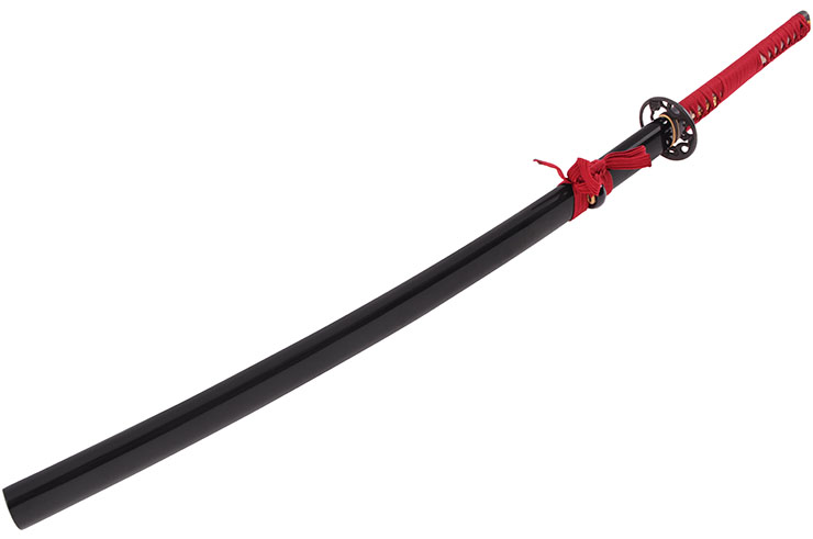 Katana Fudoshin, Red & Black - Sharpened