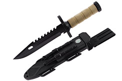 Couteau de Survie & Combat, avec accessoires (19 cm)
