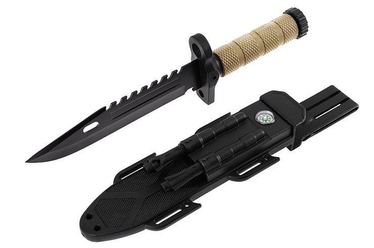 Couteau de Survie & Combat, avec accessoires (19 cm)
