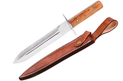 Dagger, Stainless steel & wooden handle (22 cm)