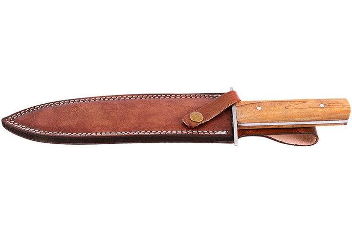 Punhal Aço Aço inoxidável, Pega Madeira (22 cm)