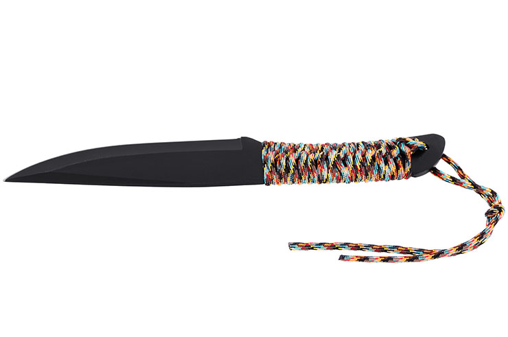 Cuchillo de lanzamiento Acero inoxidable, trenzado camuflaje - Juego de 3
