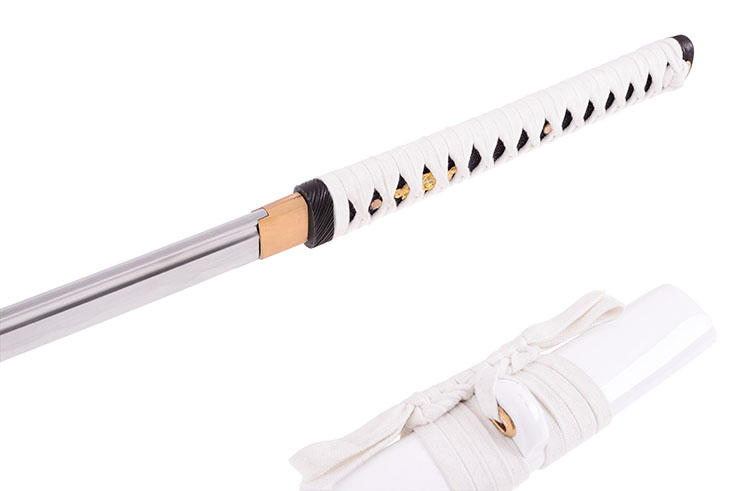 Katana Shirasaya Fudoshin, Branco - Afiado