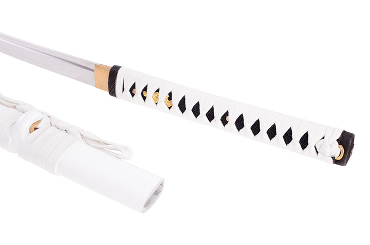 Katana Shirasaya Fudoshin, Branco - Afiado