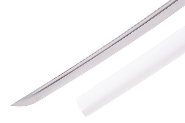 Katana Shirasaya Fudoshin, Branco - Afiado