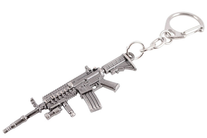 Chaveiro, Rifle Aço - Colt M4