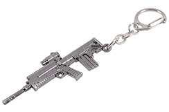 Keychain, Steel Rifle - Long Barrel