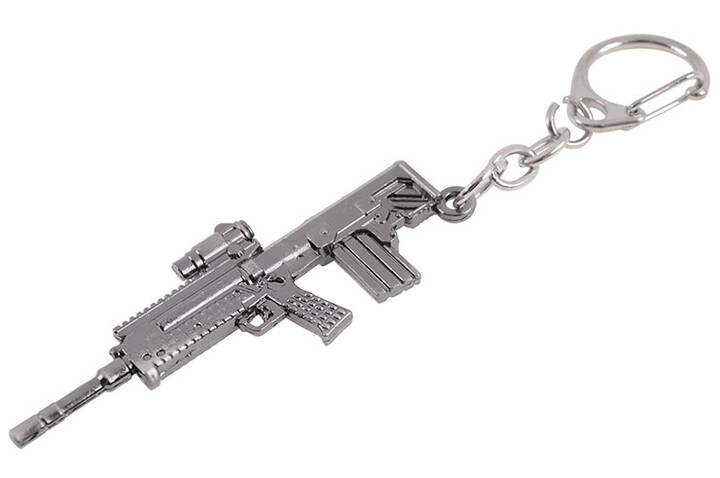 Chaveiro, Rifle Aço - Canon Longo