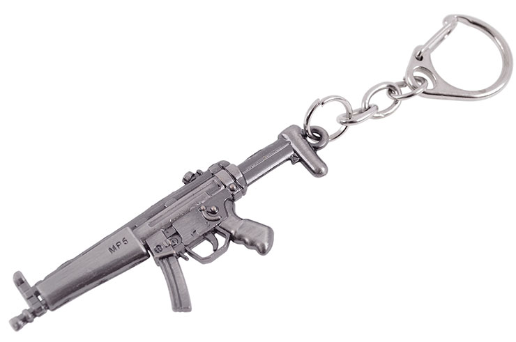 Llavero, pistola de acero - HK MP5