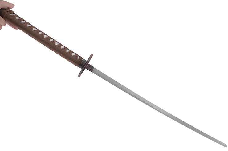 Katana Iaito with Dragon, Black & Brown handle