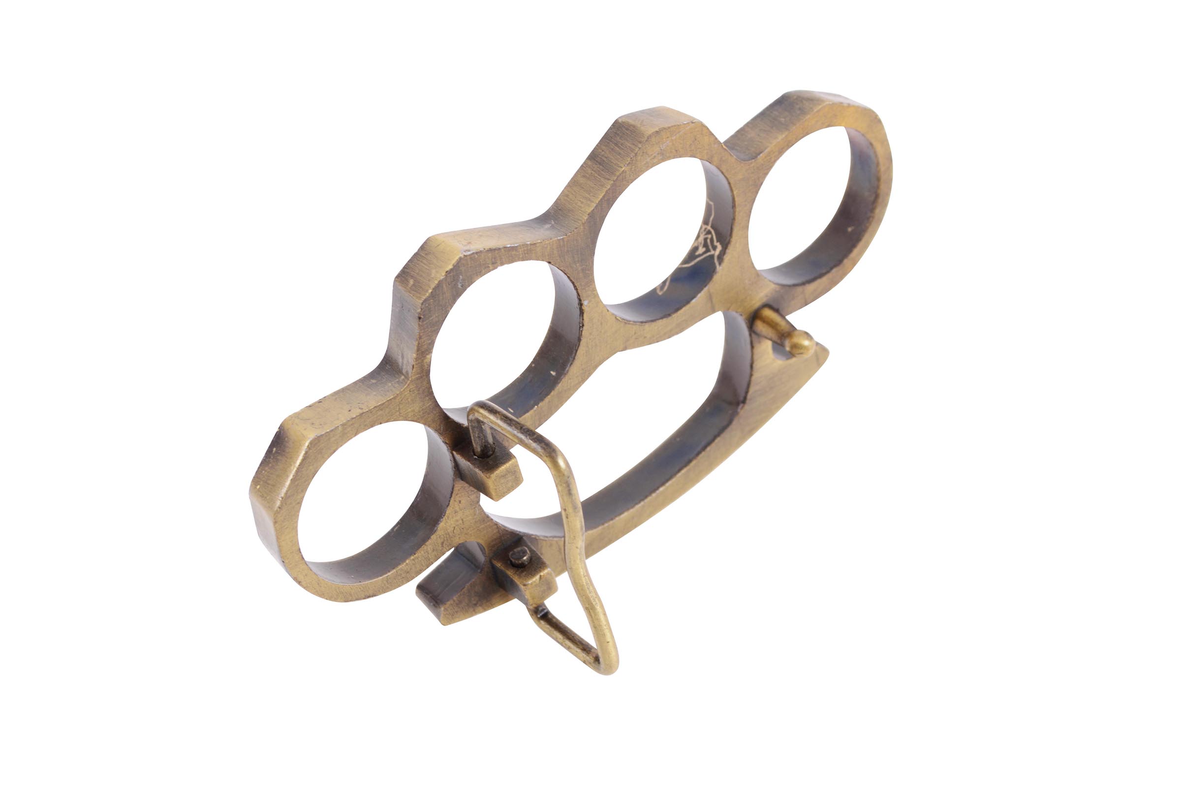 Ghost - Solid Brass Knuckles Duster For Self Defense Window