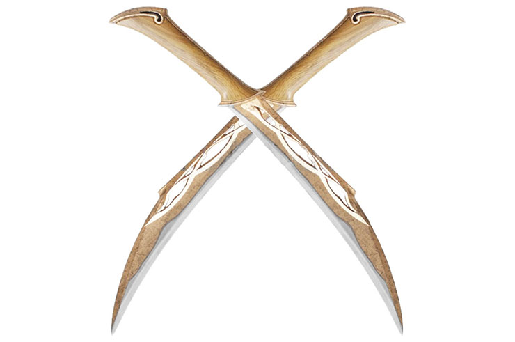 Two daggers with support - Replica Tauriel fight