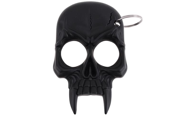 Defensive Keychain, Black Skull