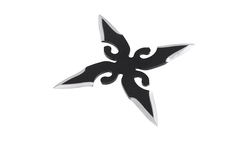 Shuriken Ninja Throwing Star, Lys Flower - 4 points