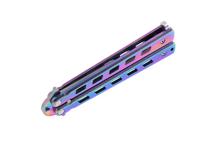 Cuchillo de mariposa, acero inoxidable - Multicolor (22 cm)